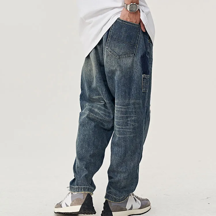 FKSW Jeans Men Washed Blue-2