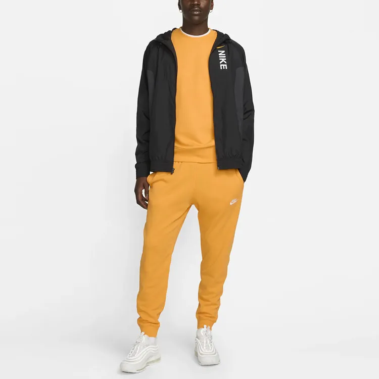 Nike Knitted Sweatpants Men Orange-2