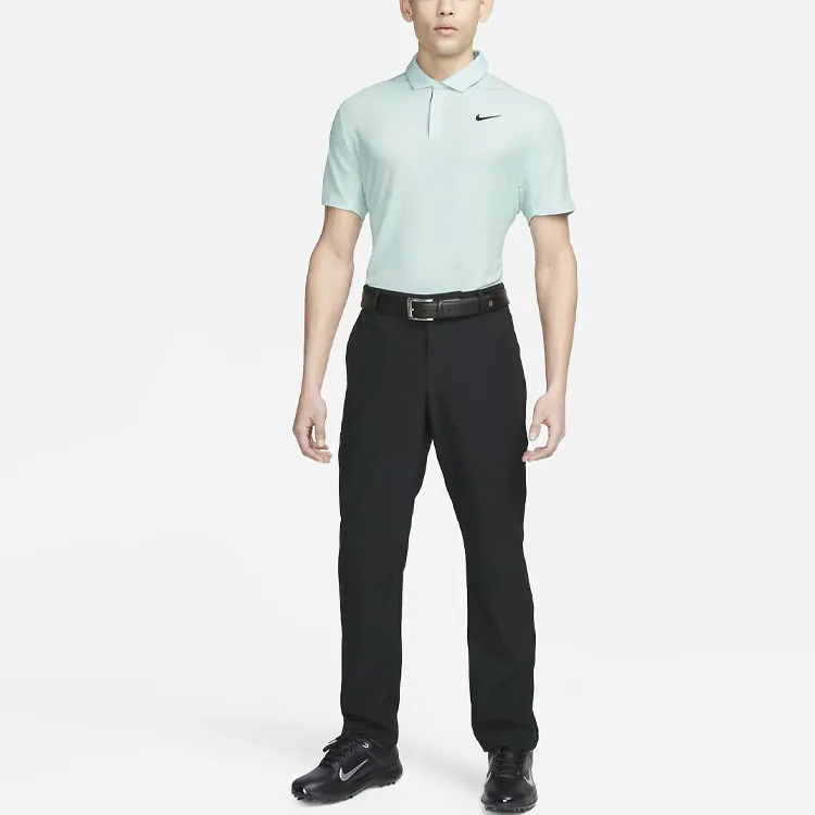 Nike Polo Shirts Men Light Blue-4