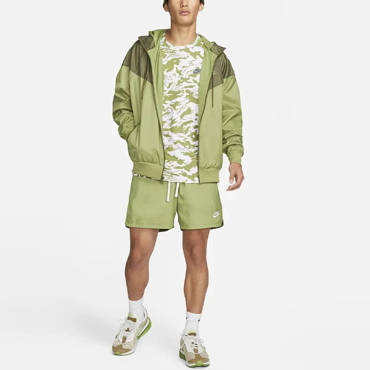 Nike Sportswear Essentials Series Sports Shorts Men Light Green-3