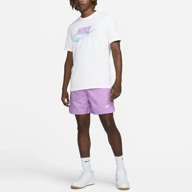 Nike Sportswear Essentials Series Sports Shorts Men Dark Purple Red-1