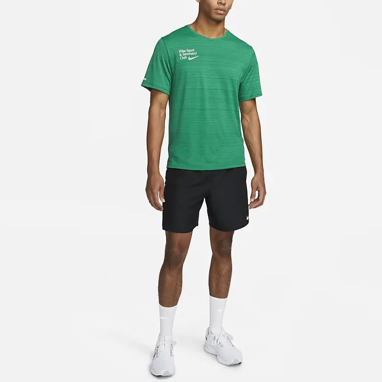 Nike T Shirts Men Malachite-2