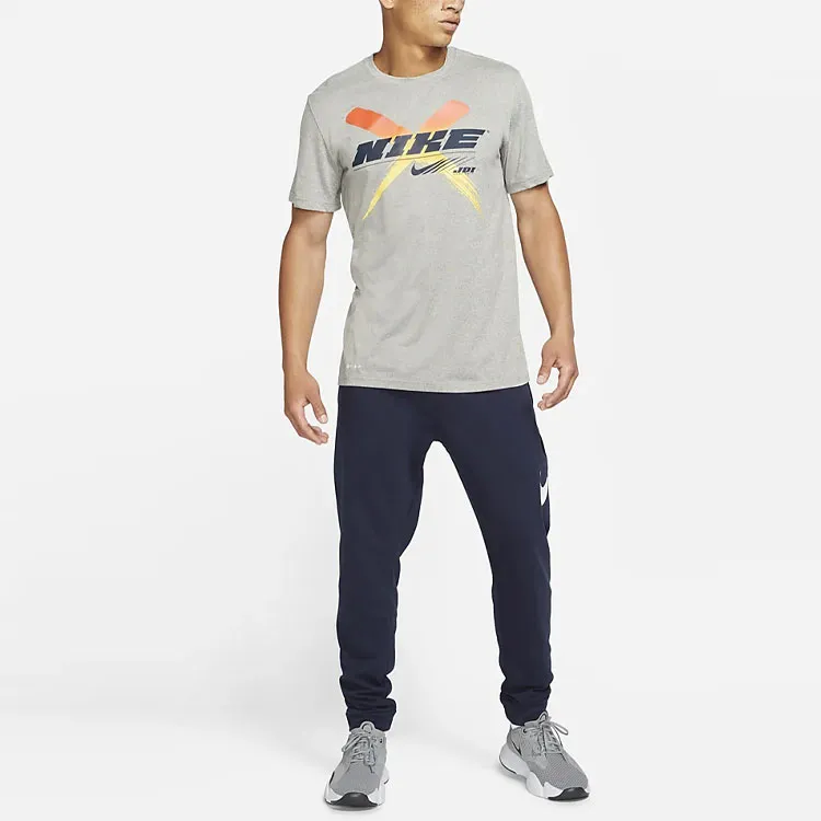 Nike Knitted Sweatpants Men Navy Blue-1