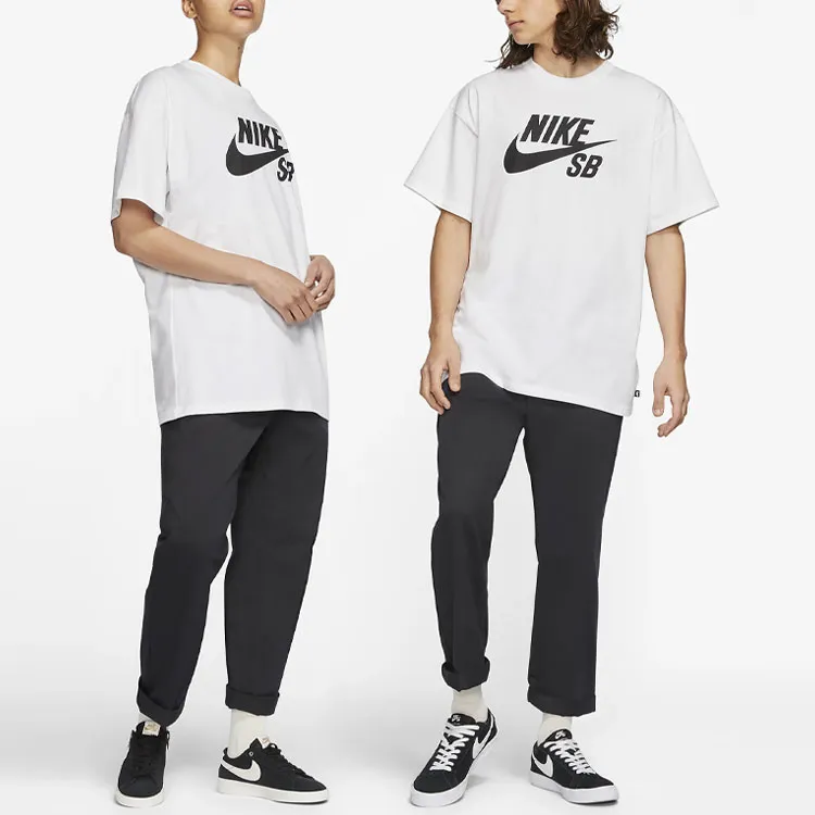 Nike T Shirts Unisex White-2