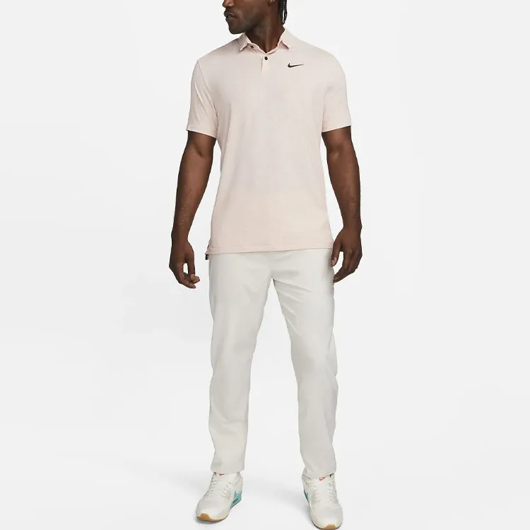 Nike Polo Shirts Men Oxford Pink-2