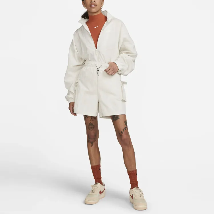 Nike Sportswear Essentials Series Casual Shorts Women's Ivory White-1