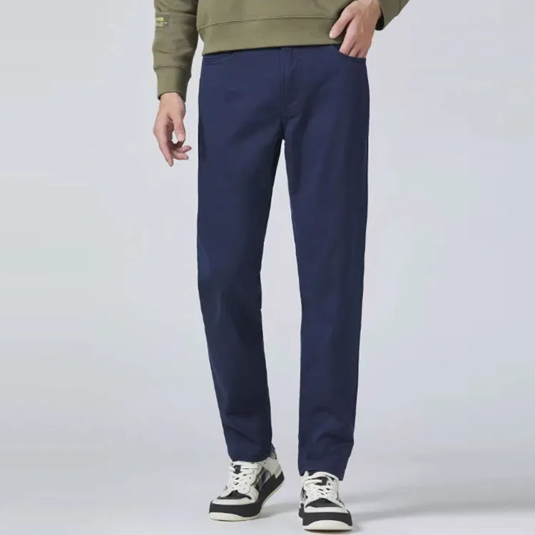 Jeep Casual Pants Men Navy Blue-2