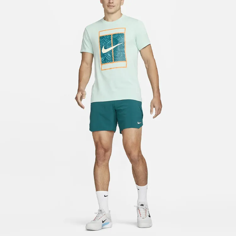 Nike Dri-Fit T-Shirts Men Teal-2