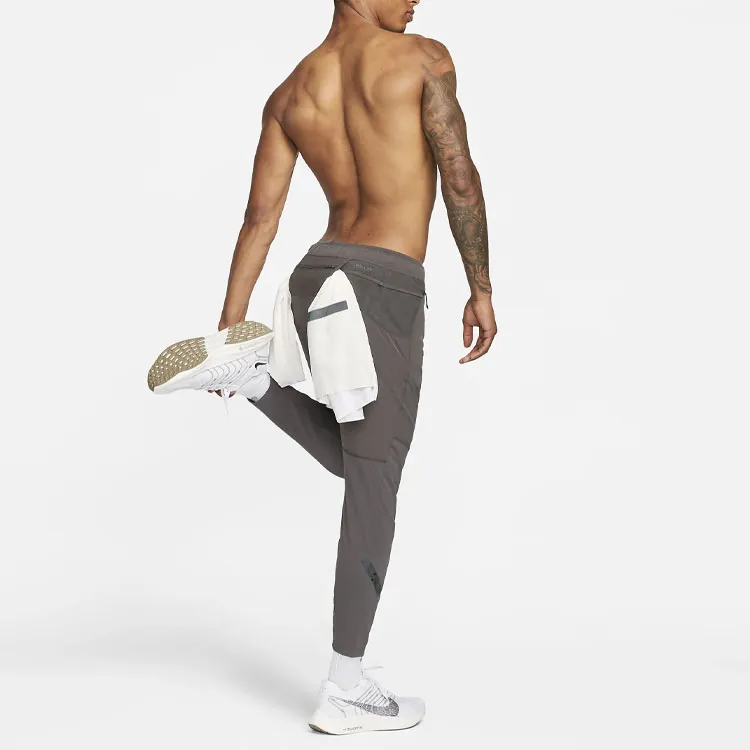 Nike Knitted Sweatpants Men Medium Gray-2