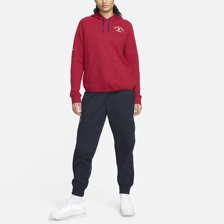 Nike Fc Barcelona Essential Women's Nike Fleece Pullover Hoodie-2