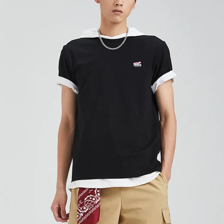 Erke T Shirts Men Jet Black-3