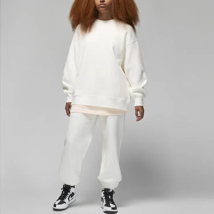 Jordan Sweatshirts Women's White-2