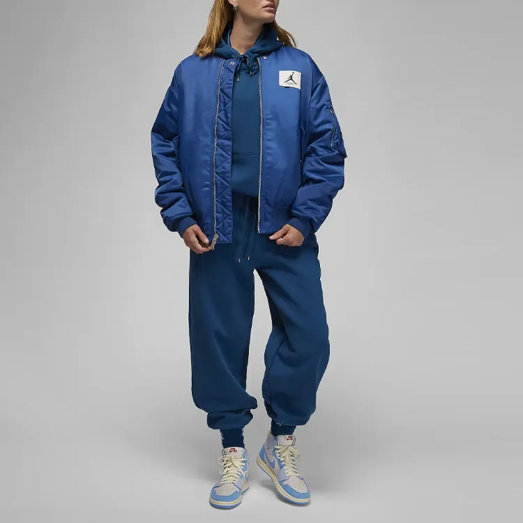 Jordan Flight Sweatshirts Women's French Blue-2