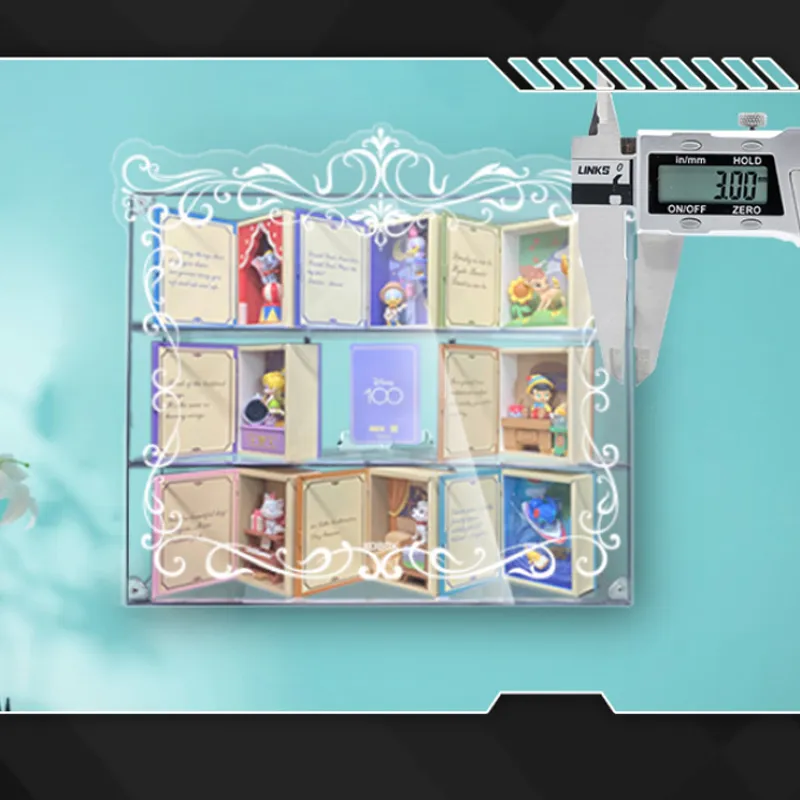KGBOX Classic Fairy Tale Book Collection Display Case Storage Box With Dust Cover Model Accessories-1