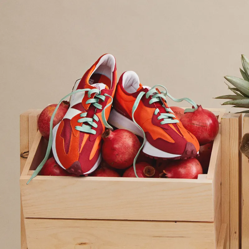 New Balance 327 Todd Snyder Farmer's Market Pomegranate-7