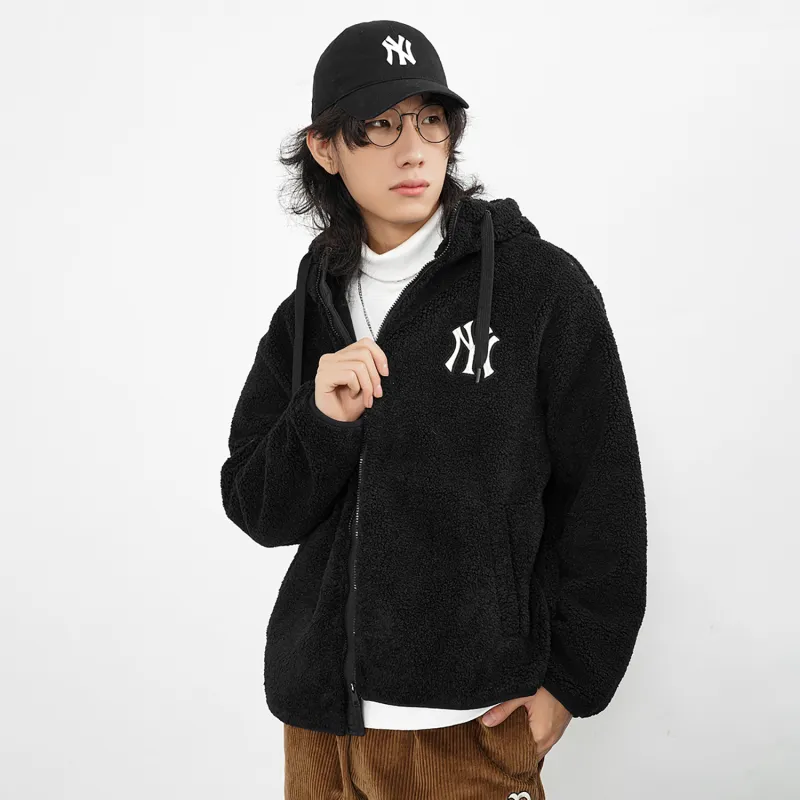 MLB Velvet Jackets Unisex Black-3