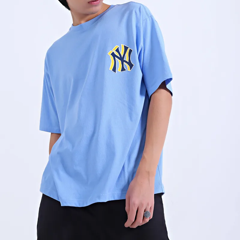 MLB New York Yankees T Shirts Unisex Blue-3