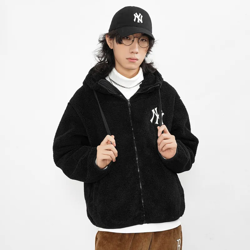 MLB Velvet Jackets Unisex Black-4