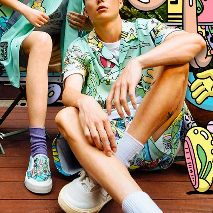 LiNing x Steven Harrington Skateboard Casual Shorts Men's Green-3