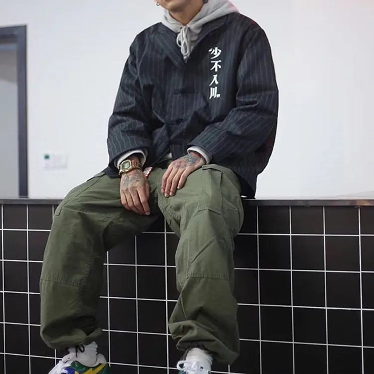 1807 X LiNing Jackets Men Green-3
