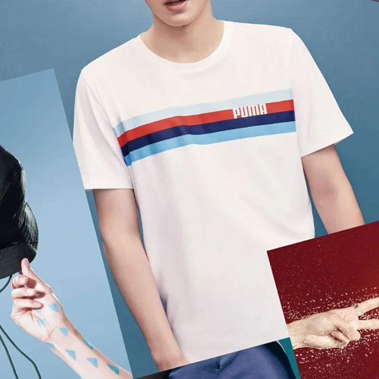PUMA Celebration T Shirts Men White-2