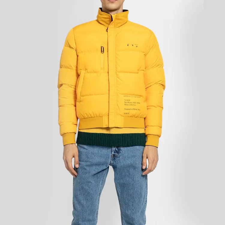 OFF WHITE FW20 Jackets Men Black Yellow-6