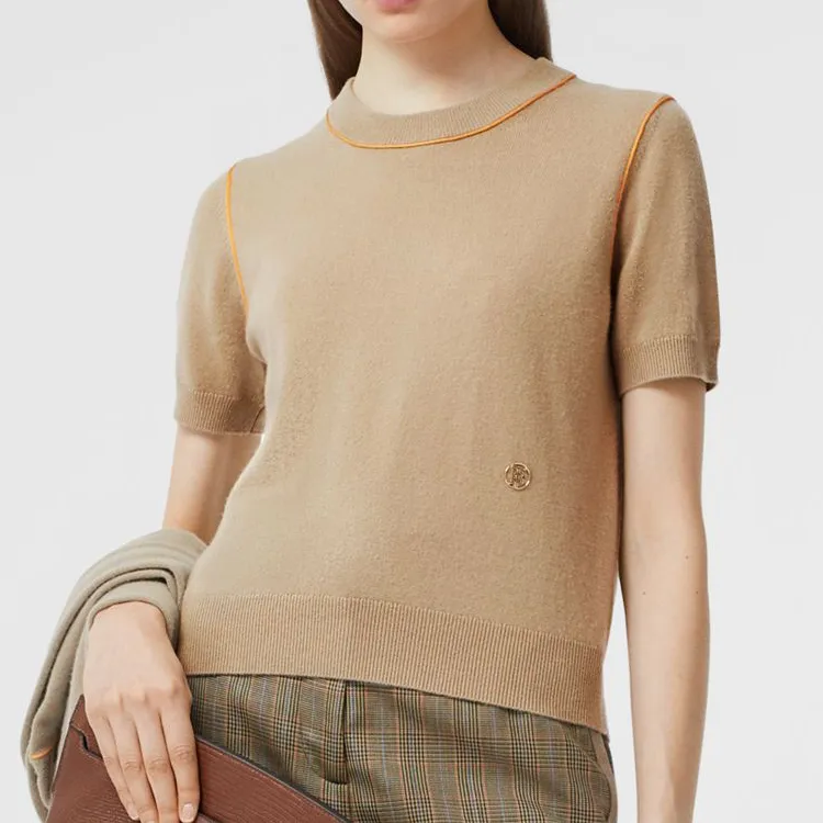 Burberry Cashmere Sweater Women's Beige-1