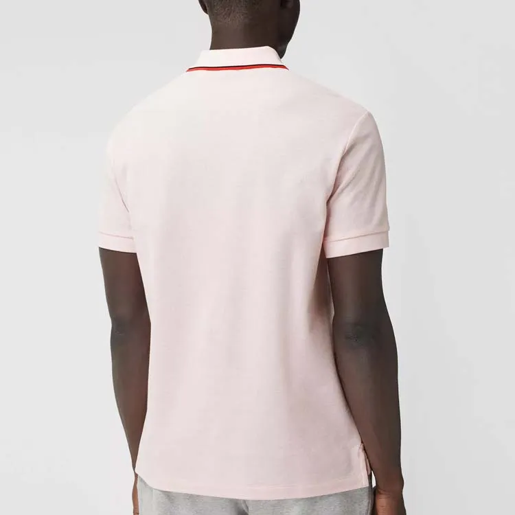 Burberry Polo Shirts Men Pink-5