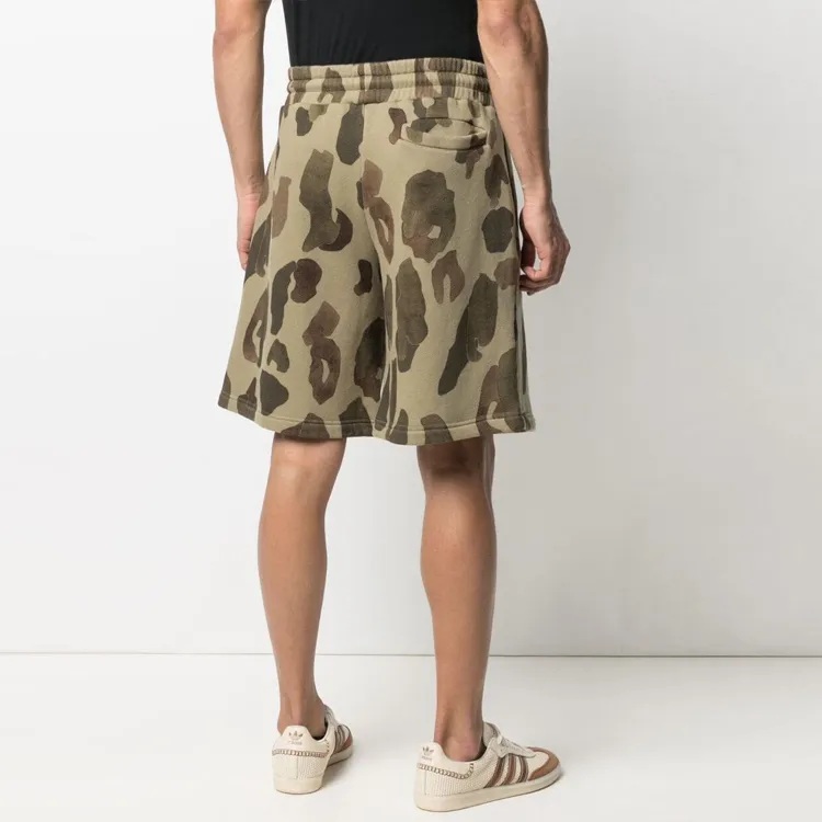 PALM ANGELS Camouflage Military Pattern Shorts-3