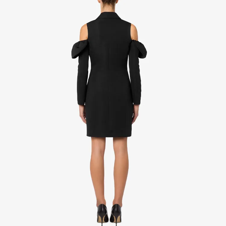 MOSCHINO Long-Sleeved Dresses Women's Black-3