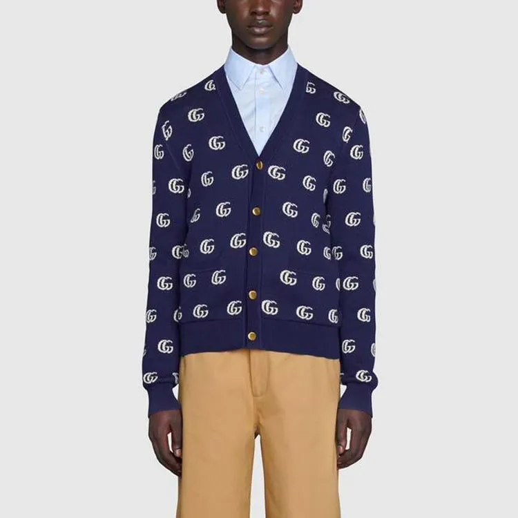 GUCCI Sweaters Men Blue-1
