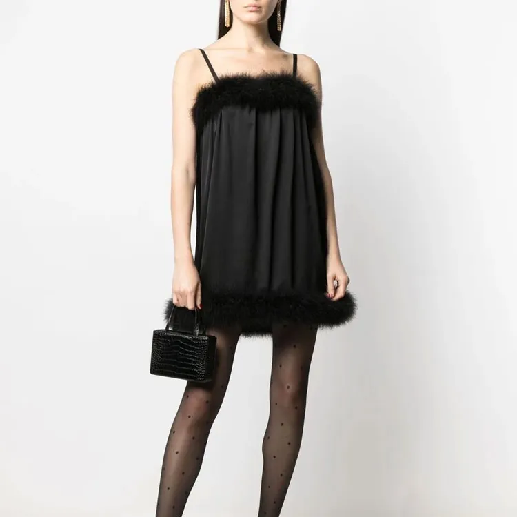 SAINT LAURENT SS21 Sleeveless Dress Women's Black-2