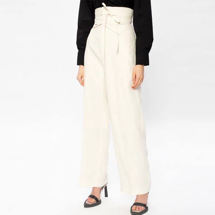 Jacquemus Casual Pants Women's Cream-1