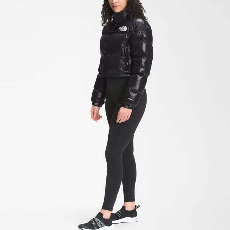 THE NORTH FACE Women'ss Nuptse 700 Fill Short Jacket Tnf Black-1