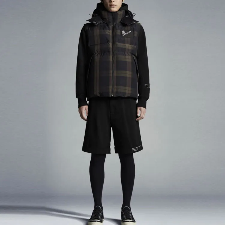 Moncler GENIUS X Fujiwara Hiroshi FRGMT Casual Shorts Men Black-1