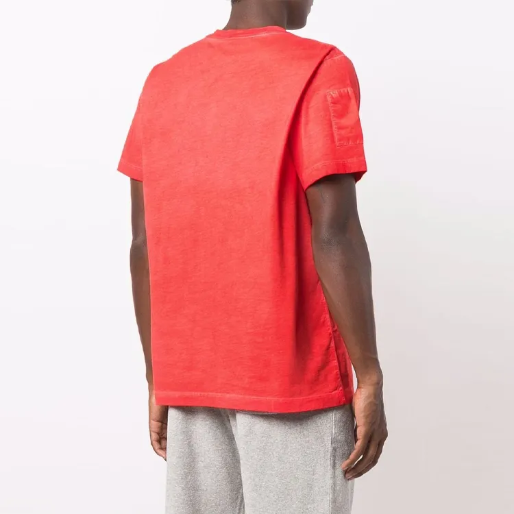 Helmut Lang T-Shirts Men Bright Orange-3