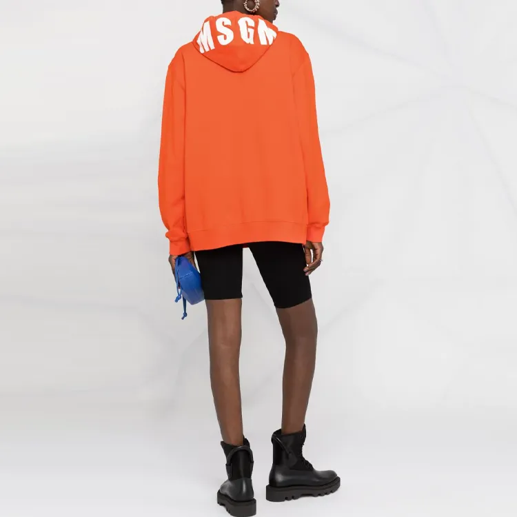 MSGM Logo print Hoodie-2