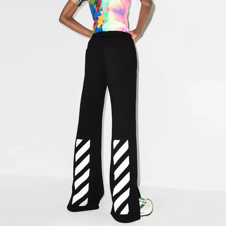 OFF WHITE FW21 Sports Pants Women's Black-2