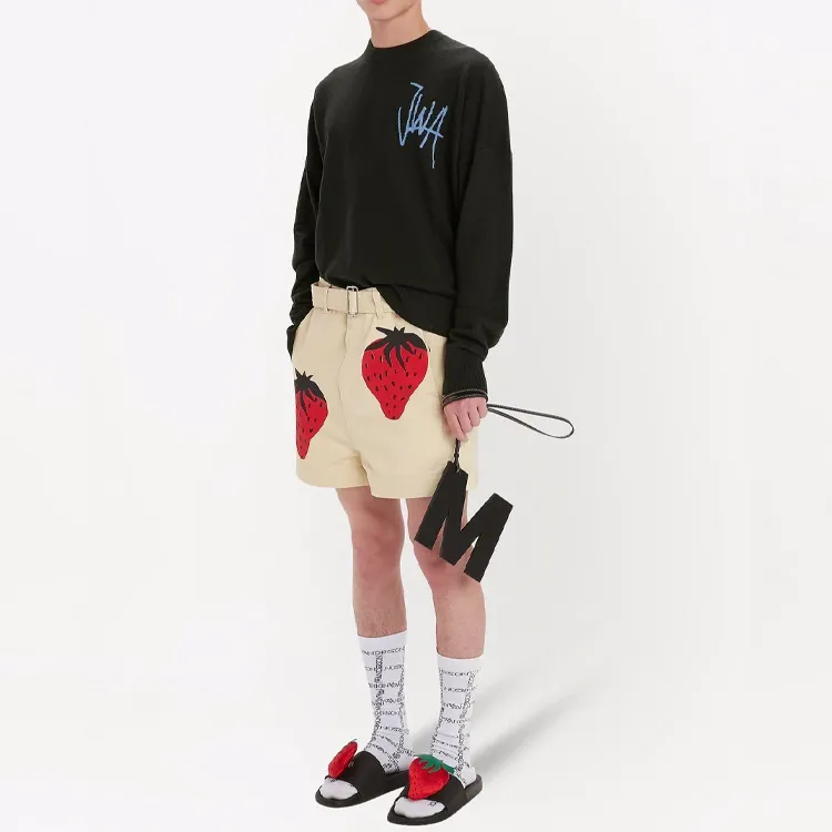 JW Anderson Intarsia-logo Crew-neck Jumper-3