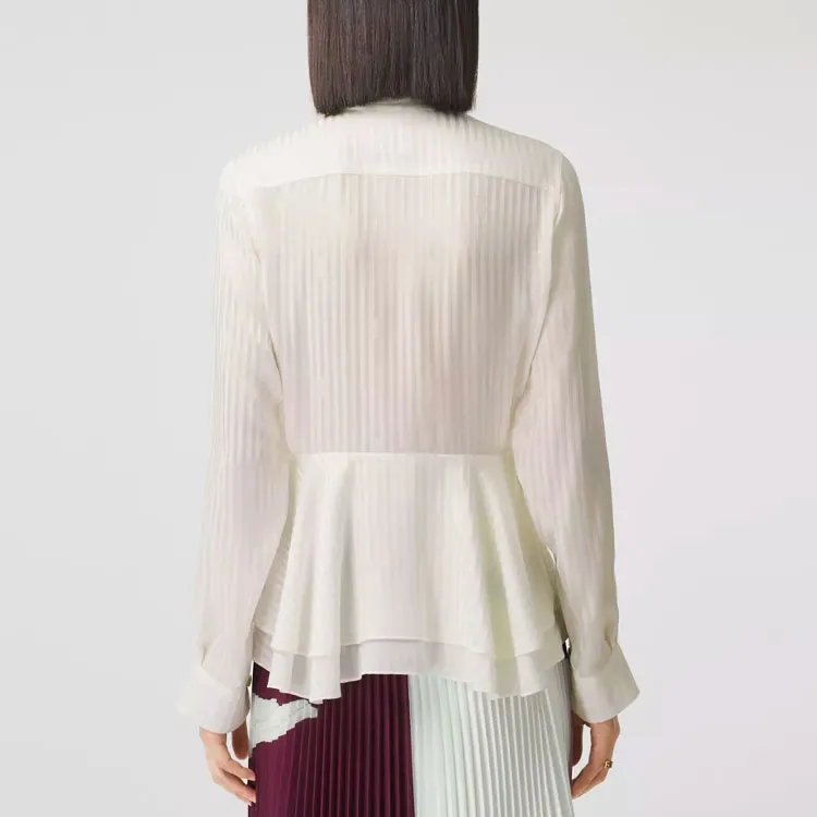 Burberry Shirt Women's Natural White-4