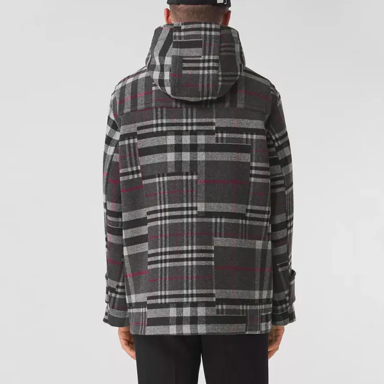 Burberry Coats Fall And Winter Coat Men's Charcoal Gray 80450071-3