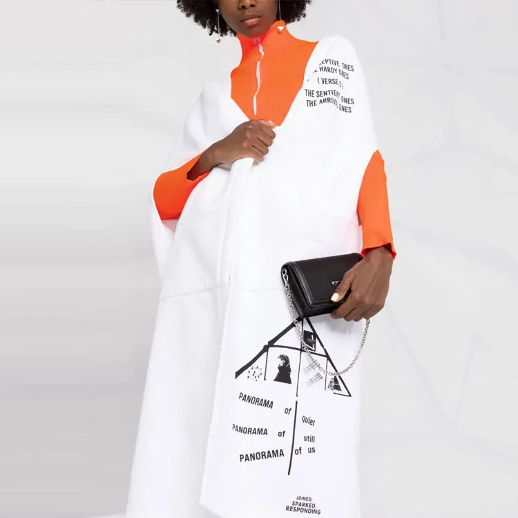 PRADA SS21 Cloaks Women's White-4