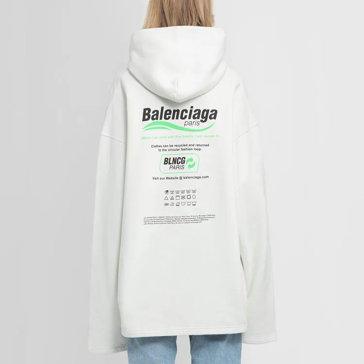 Balenciaga Women's Dry Cleaning Boxy Hoodie-2