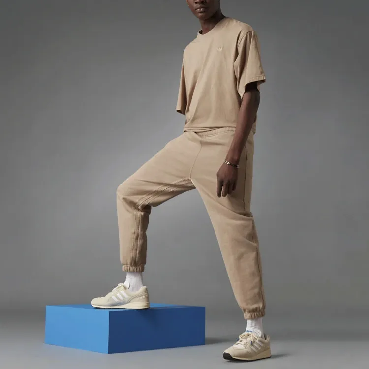 Adidas Originals Blue Version Collection Knitted Sweatpants Men Khaki-3