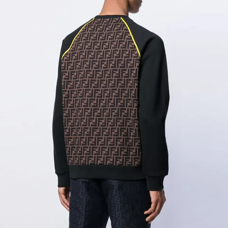 FENDI Sweatshirts Men Brown-3