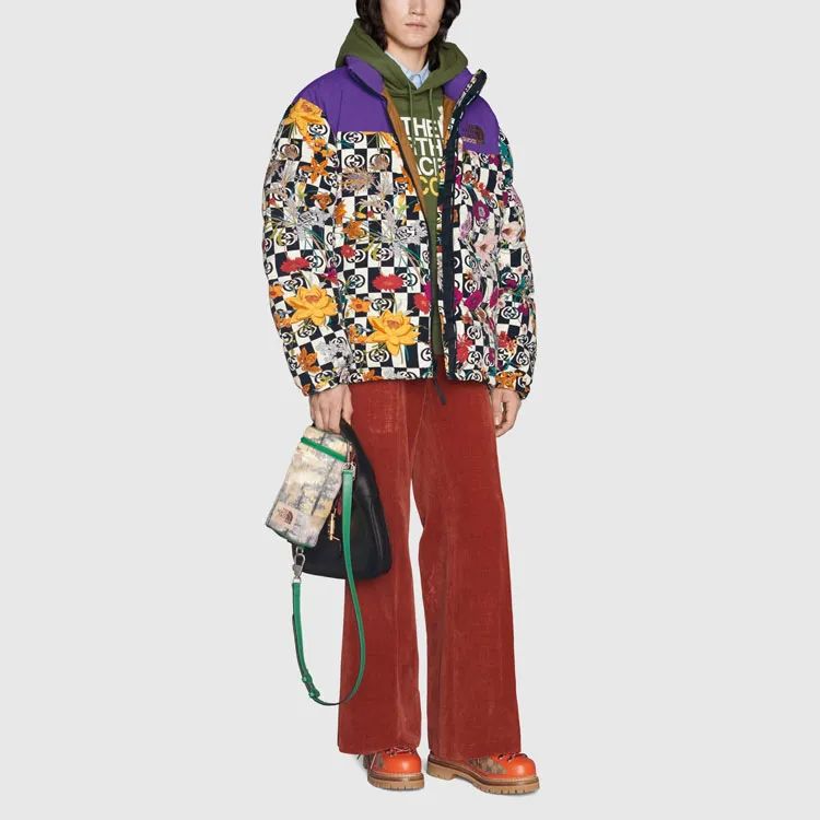 GUCCI X The North Face Floral Down Jacket-2