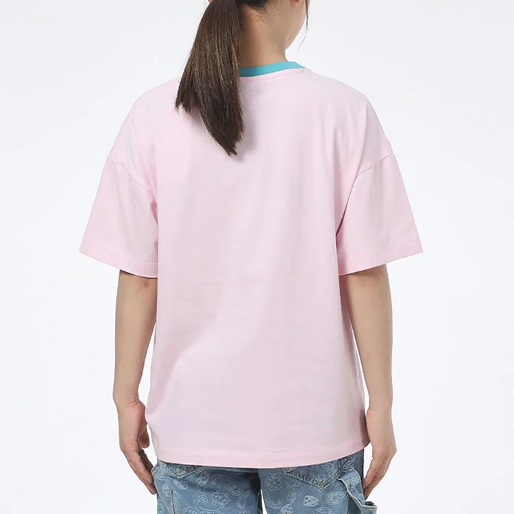 Converse Set in Sleeve T Shirt Women's Pink-2