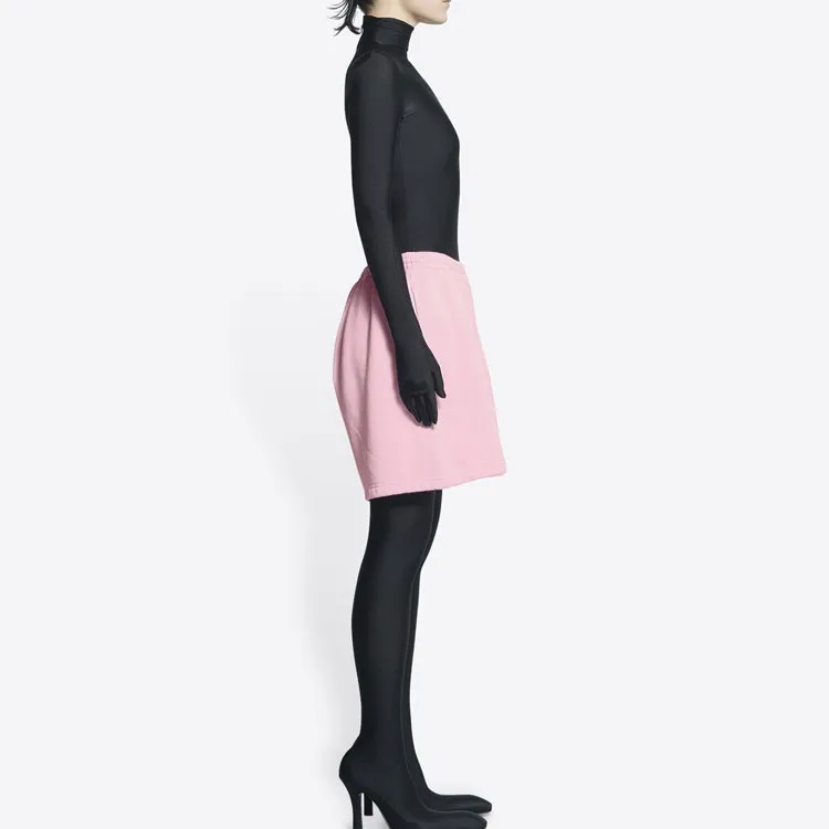 Balenciaga Casual Shorts Unisex Pink-4