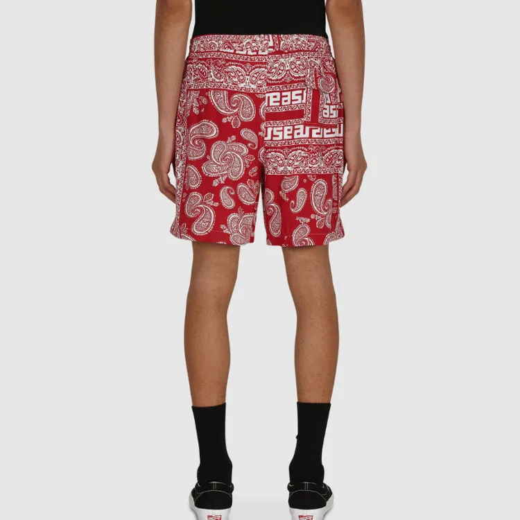 Aries Casual Shorts Men Red-1