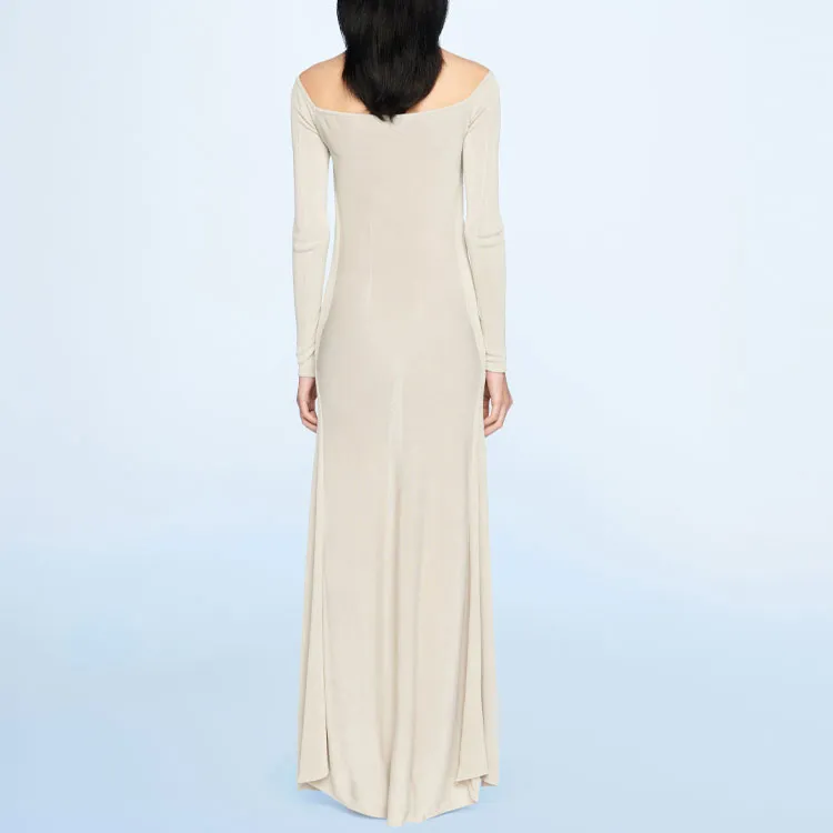 Jacquemus Long-Sleeved Dresses Women's Light Gray-2